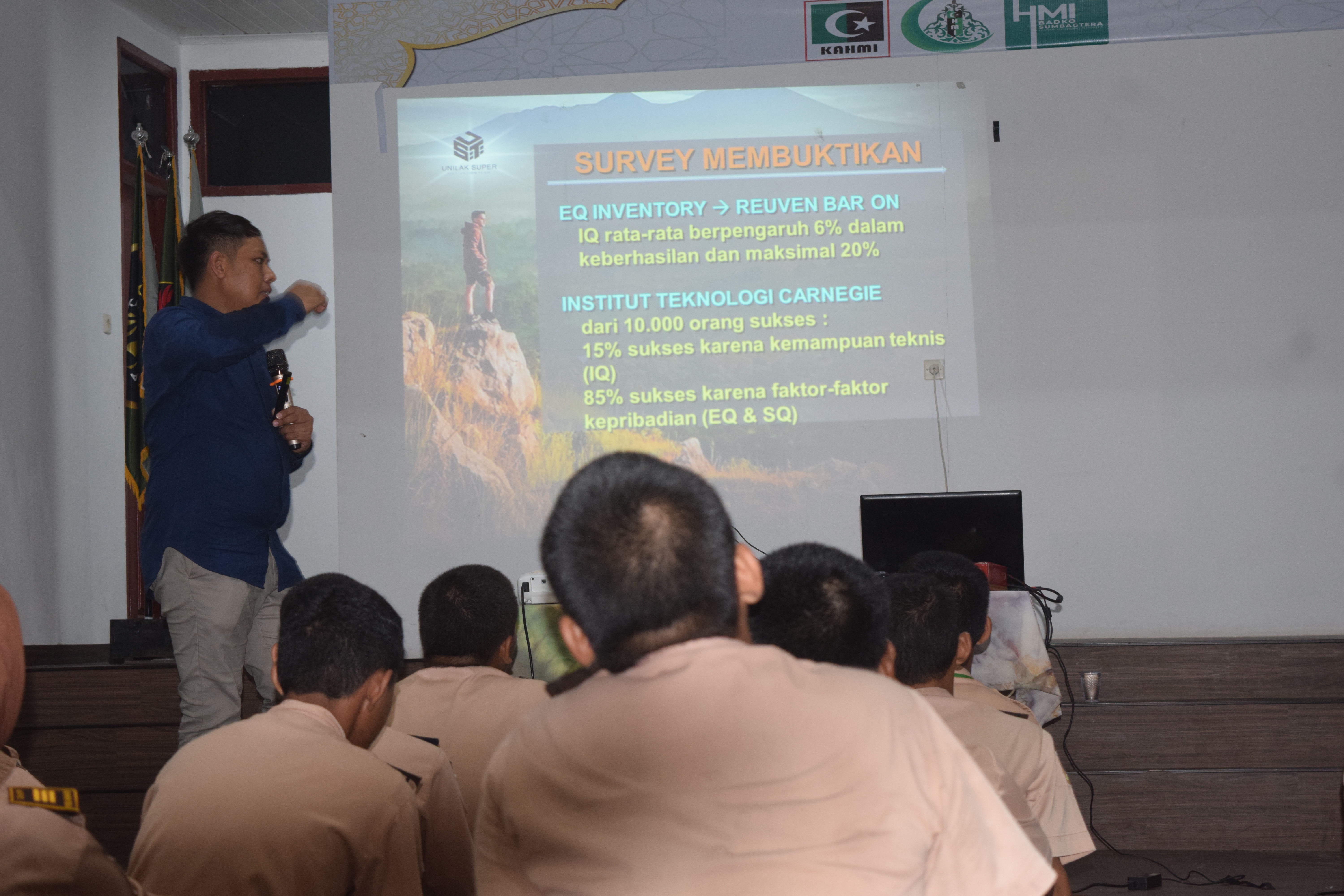 Pembekalan Dari Narasumber pada ujian Purna Praja TS 01